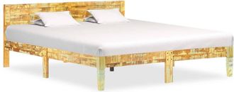 vidaXL Vidaxl - Estructura Cama Sin Colch&oacute;n Madera Maciza Reciclada 180x200 Cm