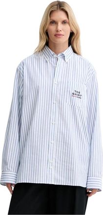A.P.C. The Shirt - Dames - Overhemden - Blauw - M - Katoen - Overhemden