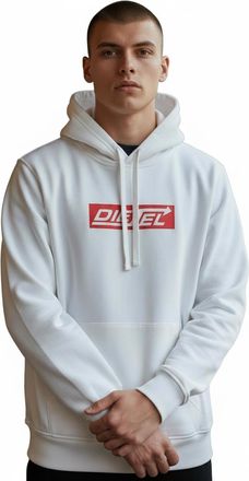 Diesel Hooded Sweatshirt with Bold Logo