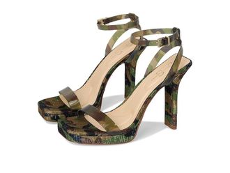 Jessica Simpson Adonia High Heel Sandals Womens Dress Sandals Forest Camo Green : 8 M, Synthetic