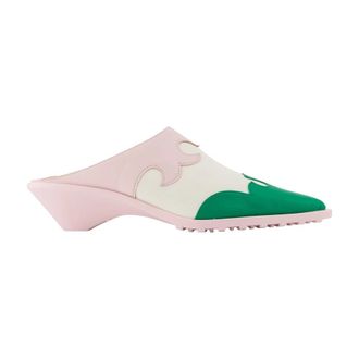 Camper Schoenen, Dames, Roze, 38 EU, Leer, Anita Panelled Leren Mules
