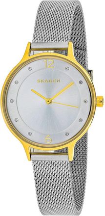 Anita Skagen Womens Anita Silver Dial Watch