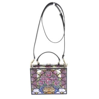Dolce & Gabbana Pre-owned Dolce Box Plexi Bag - Dames - Pre-owned - Paars - Maat: ONE Size Synthetisch