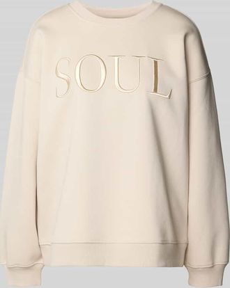Smith & Soul Sweatshirt mit Stitching und Rundhalsausschnitt in Beige, Größe XXL