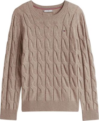Tommy Hilfiger cable-knit sweater - Neutrals