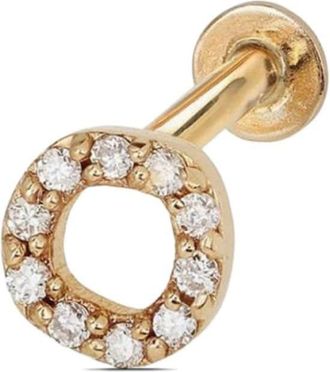 Lark & Berry 14kt yellow gold Halo diamond earring - women - Lab Grown Diamond/14kt Yellow Gold - One Size