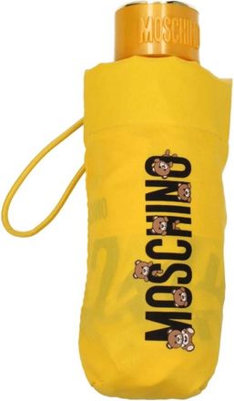 Moschino Supermini Paraplu - Dames - Paraplus - Geel - ONE Size - Polyester - Accessoires