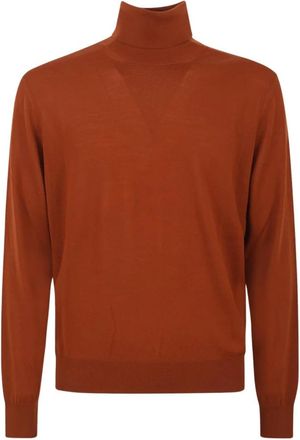 Saint Laurent Wollen coltrui - Heren - Coltruien - Rood - L - Wol - Truien & Vesten