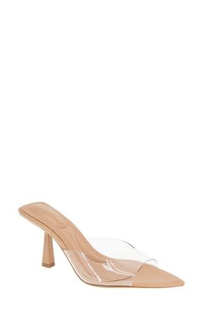 BCBGeneration Ipolo Pointed Toe Sandal in Clear/Tan at Nordstrom, Size 7