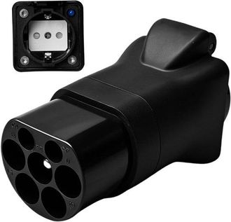 OEM Adattatore Universale Da 16 A Tipo 2 A Schuko Ev - Connessione Multifunzionale Per Stazione Di Ricarica Auto