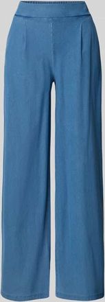 Ichi Wide Fit Jeans mit elastischem Bund Modell KATE in Jeansblau, Gr&ouml;&szlig;e XXL
