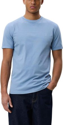 Les Deux Core Organic Cotton T-Shirt in Faded Denim Blue at Nordstrom, Size Xx-Large