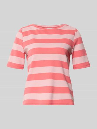 More & More More & More T-Shirt mit Rundhalsausschnitt und 1/2-Arm in Pink, Gr&ouml;&szlig;e 34