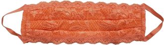Cosabella Womens Never Say Never Pleated Face Mask In Coral Breeze