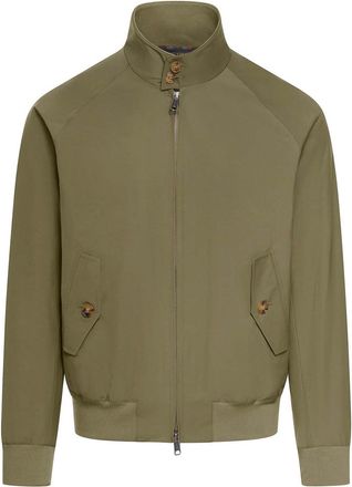 Baracuta G9 Harrington Jacket In Cotton Blend