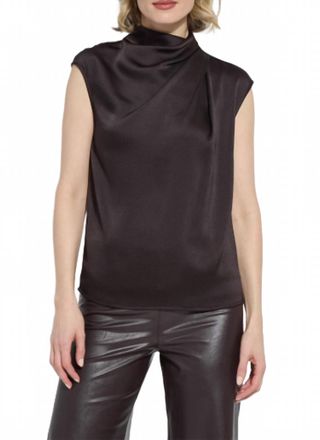 Lyss&eacute; Womens Aisha High Neck Top In Bronze
