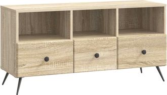 vidaXL Mueble De Tv Con Caj&oacute;n Roble Sonoma 102 X 34,5 X 50 Cm Vidaxl