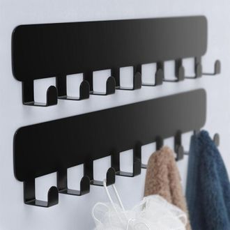 OEM Gancho De Pared Adhesivo Con 8 Ganchos, Gancho Para Toallas De Ba&ntilde;o, Gancho Para Toallas De Cocina, Gancho De Pared Adhesivo, Perchero De Pared Para B