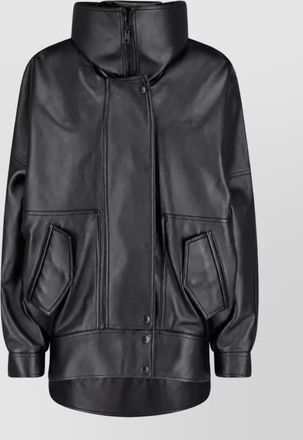 Balenciaga lamb leather oversized jacket
