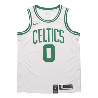 Nike NBA Boston Celtics Tatum Jersey White Green 864403-101