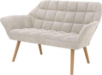 Rendez-Vous D&eacute;co Sof&aacute; 2 plazas de tela gris claro