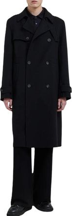 Hev&ograve; Cappotto Melendugno - - Coats - Uomo - Blu - L