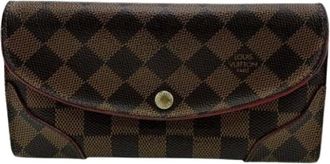 Louis Vuitton Pre-owned Wallets, female, Brown, Size: ONE SIZE Pre-owned Vintage Wallet