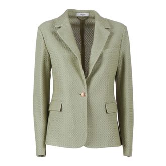 Circolo 1901 Blazers, male, Green, Size: 3XS Giacca Slim Fit