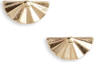 Poppy Finch Sunrise Stud Earrings. in Gold at Nordstrom