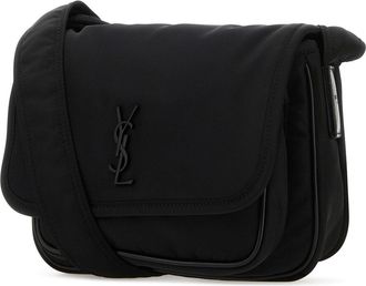 Saint Laurent Mens Niki S Shoulder Bag Black Leather