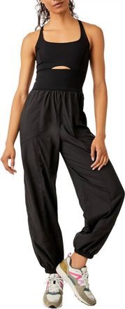 Free People Righteous Crisscross Onesie In Black