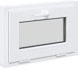 vidaXL Color Interno De Ventana De S&oacute;tano Blanco Risor 60 X 40 Cm Vidaxl