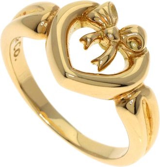 Tiffany & Co. Heart Yellow Gold (18K) Band Ring (Pre-Owned)