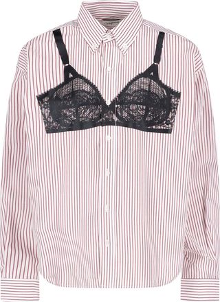 Vaquera Camicia Trompe LOeil