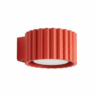 Sollux Lighting Aplique rojo aluminio alt. 6 cm