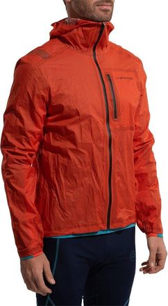 La Sportiva Ethereal Pro Jacket - Mens in Cherry Tomato/carbon at Nordstrom, Size X-Large