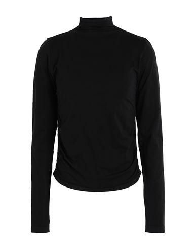 Veste Palto ceinturée Tweed de coton mélangé noir
