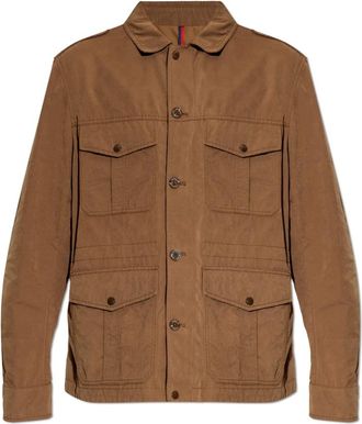 Moncler Amnicon Jacket - Heren - Zomerjassen - Bruin - XL - Katoen - Jassen