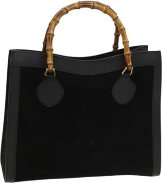 Gucci Pre-owned Handbags, female, Black, Size: ONE SIZE Pre-owned Vintage Hand Bag