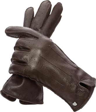 Pearlwood Pearl Wood Triumph Mens Car Glove - Brown - Large