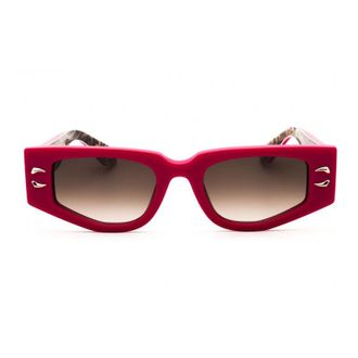 Roberto Cavalli SRC057M Oversized Acetate Sunglasses - Pink