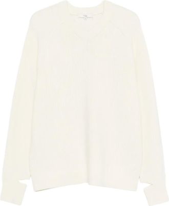 Tibi Maglione con scollo a V - Toni neutri