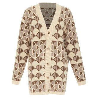 Nanushka Knit Intarsia Cardigan