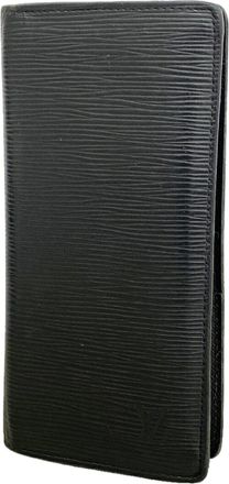 Louis Vuitton Noir Long Wallet (Bi-Fold) (Pre-Owned)
