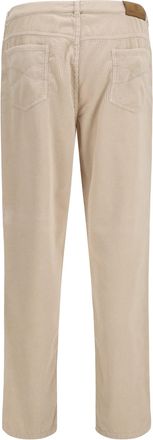 Brunello Cucinelli Mens Corduroy Pants Sabbia+perla Cotton; Elastane Trousers