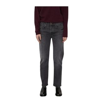 People Loose-fit Jeans, female, Black, Size: W30 Alma Long Jeans