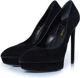 Saint Laurent Saint Laurent Zwarte suède janis pump