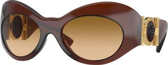 Versace VE4462 54462L Transparent Brown/Yellow Gradient Brown
