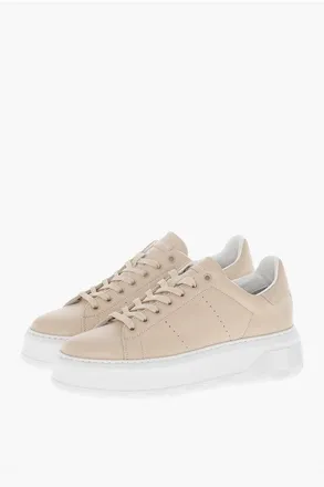 Woolrich Low-Top Leather Sneakers with 5cm Sole size 41