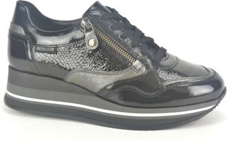 Mephisto Kant Loper Zwart Stijlvol Ontwerp - Dames - Sneakers - Zwart - 34 1/2 EU - Schoenen